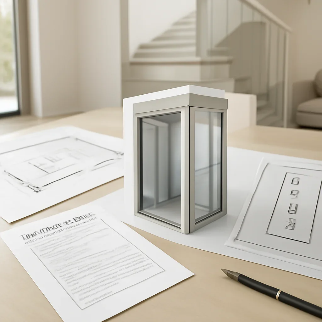 Residential elevator planning materials for pve alternative