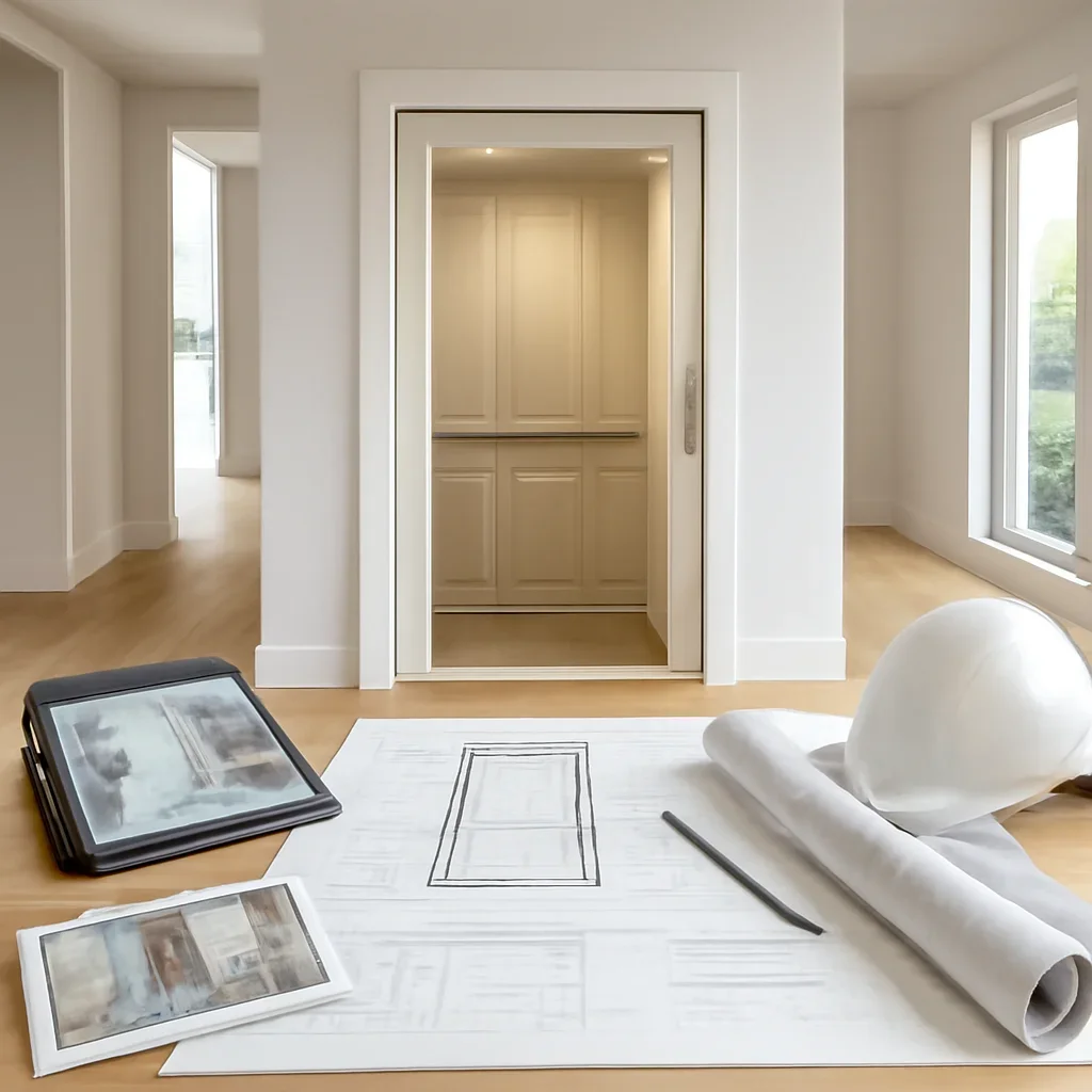 Residential elevator planning materials for builder integration