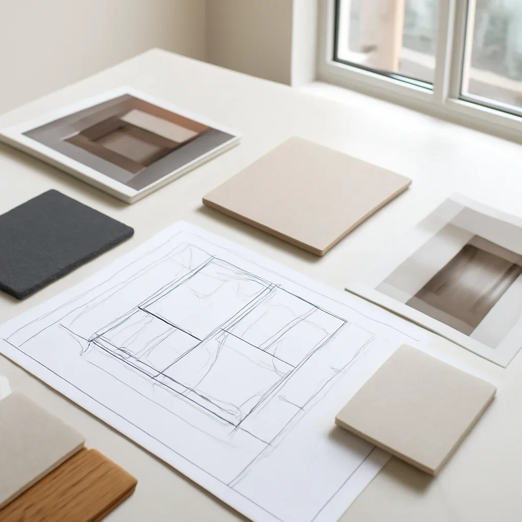 Residential elevator layout review and material selections for a home in Chicago, IL