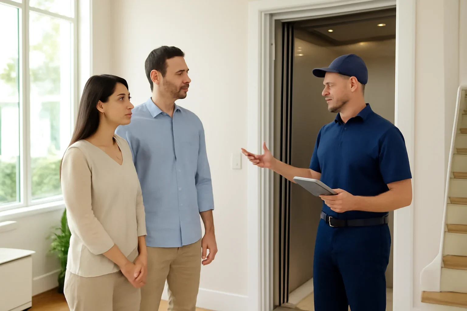 Residential elevator consultation for a multi-story home across Florida