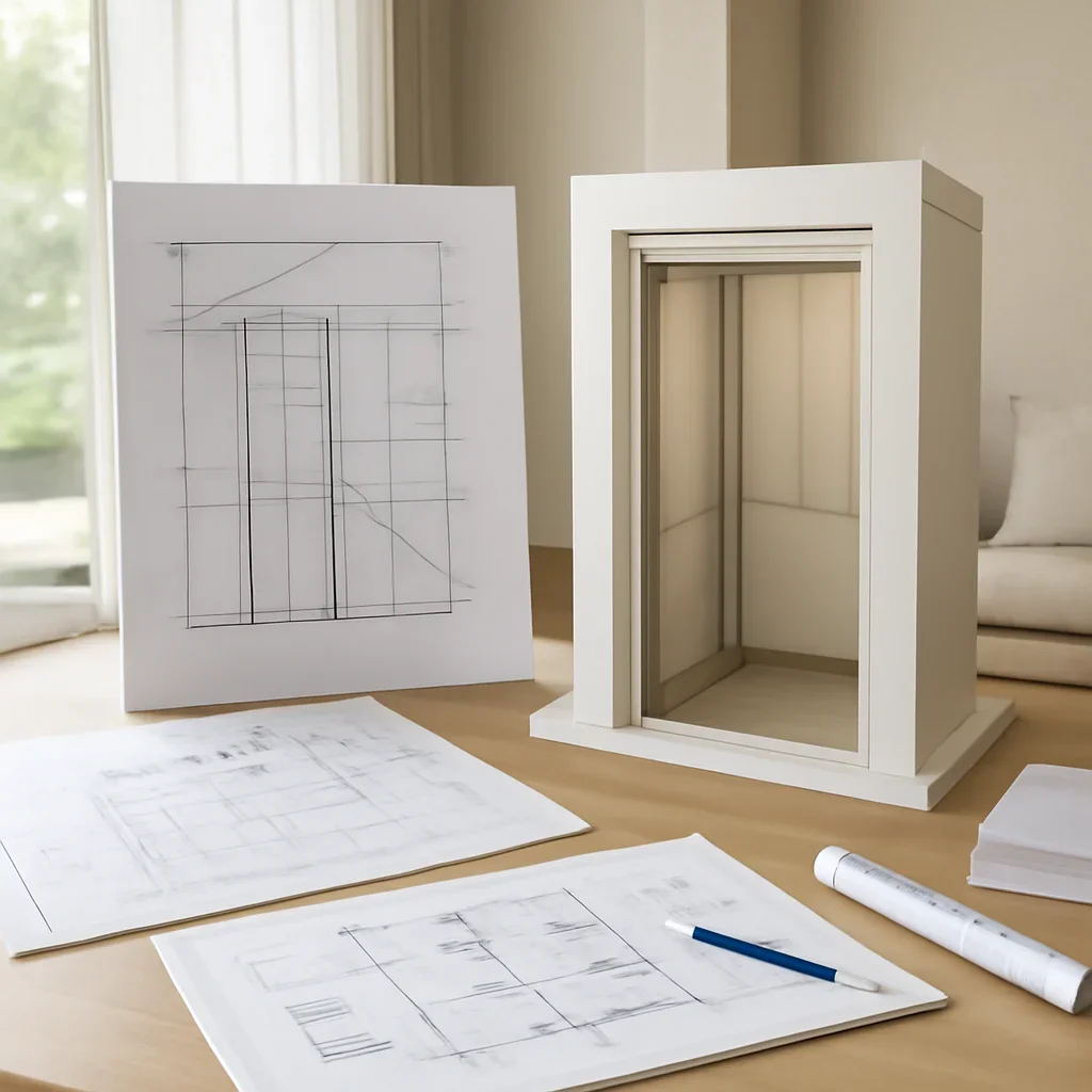 Residential elevator planning materials for luxury homes