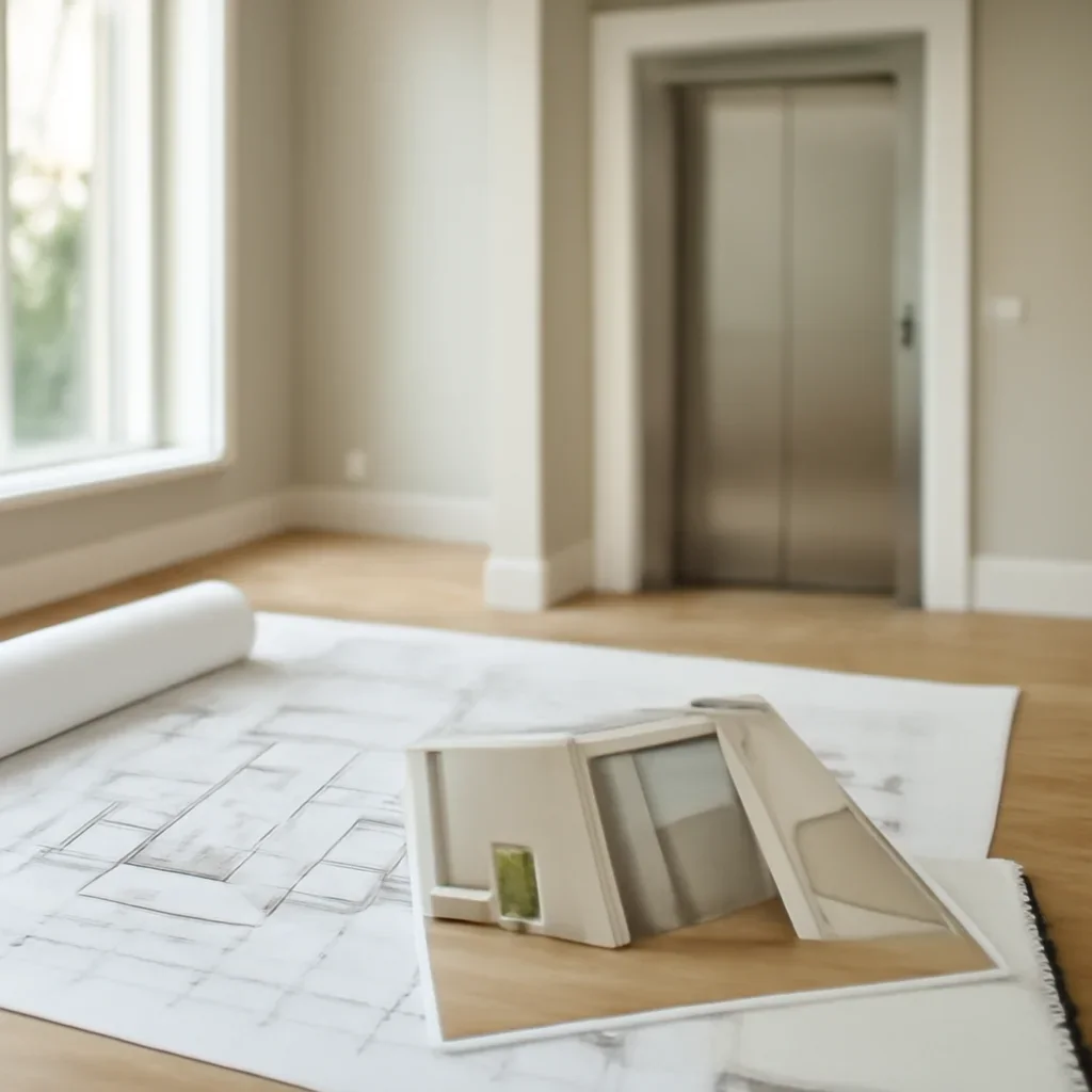 Residential elevator planning materials for home elevator repair