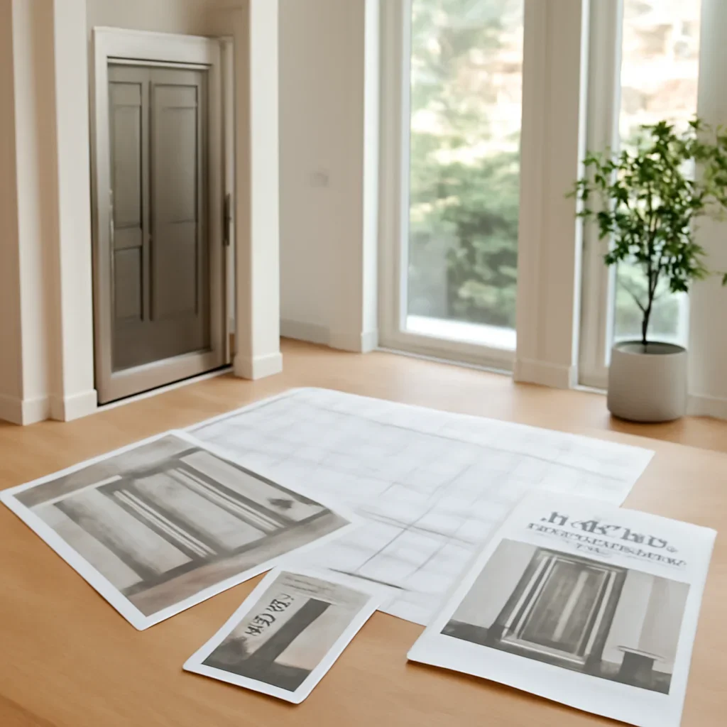 Residential elevator planning materials for home elevators for sale